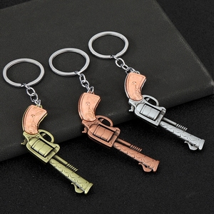 Porte-clés modèle d'arme en alliage de pistolet, accessoire du jeu <span class=keywords><strong>Battle</strong></span> Royale <span class=keywords><strong>Fortnite</strong></span>, best-seller transfrontalier - Product Image 1