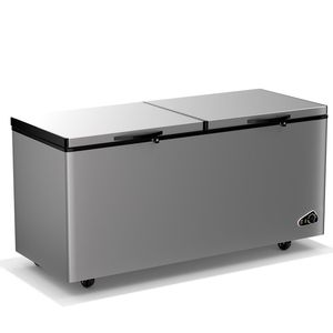 Defrost OEM/ODM Supported Energy Efficient Double Door Electric Deep <b>Freezer</b> Chest <b>Freezer</b> for Home Commercial Outdoor Hotel Use - Product Image 2