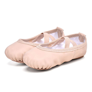 Scarpe da Balletto in Pelle Morbide e Comode per Ragazze con Cinturini Elastici Sicuri, Pieghevoli, per Allenamento - Product Image 2