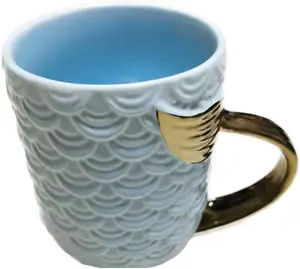 Luxury Tea Cup Coffee Cup 15 oz Mermaid Mug Ceramic Coffee Mugs Engagement Wedding Gifts Soup Mug