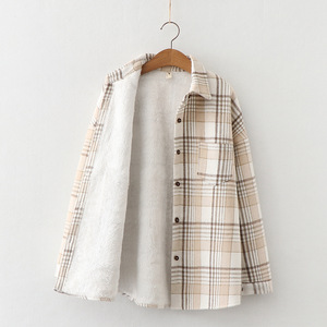 Tissu polaire en tricot <span class=keywords><strong>sherpa</strong></span> tissé jacquard teint en fil collé polaire pour vêtements et robes pour garçons - Product Image 4