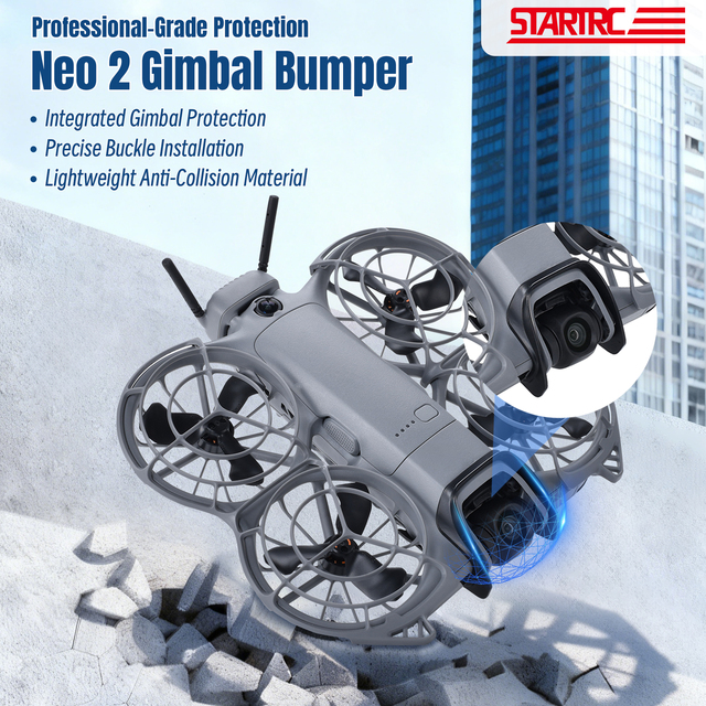 STARTRC Compatible for NEO2 Gimbal Protective Bar Anti-collision Plastic Quick Release Front Bumper  Accessories