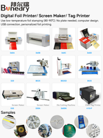 Máquina de Estampado en Caliente Digital Eléctrica Automática 3025, Impresora Plana de 300dpi, 250x300mm, para Papel, Cuero, PVC, Tarjetas, Cubiertas de Libros