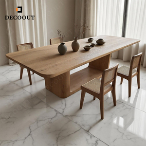 家庭用装飾家具ソリッドウッドダイニングテーブル - Product Image 1