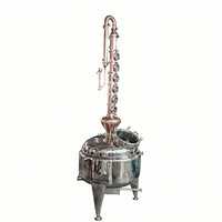 Vente directe d'usine, petits distillateurs d'alcool domestiques avec moteur, construction en acier inoxydable