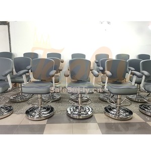 Tabouret de bar réglable en hauteur K1092, prix d'usine, pivotant, avec fente, <span class=keywords><strong>chaise</strong></span> de jeu, <span class=keywords><strong>chaise</strong></span> de <span class=keywords><strong>roulette</strong></span> de casino avec base à roulettes chromées, OEM - Product Image 4