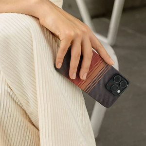 Ốp điện thoại sợi Aramid cho <span class=keywords><strong>Iphone</strong></span> 15 14 13 12 11 7 Xr Xs Max Pro Plus chống rơi, chống va đập, sang trọng, thân thiện với da Sjk472 Laudtec - Product Image 3