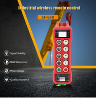 Control Remoto Inalámbrico de Larga Distancia, Mini, 8 Botones, de Una Sola Velocidad, Transmisor y Receptor para Plataforma Elevadora