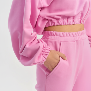 Ensemble survêtement femme 2 pièces 2026 : pantalon de survêtement et sweat à capuche, ensemble pantalon sarouel personnalisé, survêtement coupe-vent femme - Product Image 1