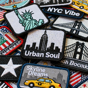 Sản Phẩm Mới 2025 Tùy Chỉnh Đầy Màu Sắc Khuyến Mại Thêu Vá Dễ Thương Phim Hoạt Hình Sắt Trên Dệt Quần Áo Thêu Các Bản Vá Lỗi Huy Hiệu - Product Image 2