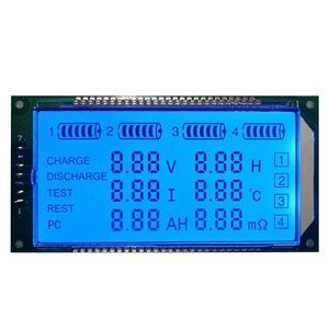 ODM OEM tùy chỉnh TN LCD module màu xanh Backlit Màn hình <span class=keywords><strong>7</strong></span>-phân đoạn hiển thị 12-o 'clock xem hướng tiêu cực transmissive chế độ - Product Image 1