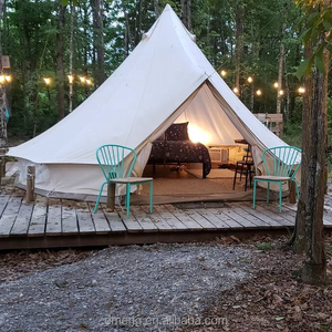 Luxo Camping 3M 4M 5M 6M 7M Luxury Cotton Canvas Bell Tent for <strong>Glamping</strong> - Product Image 2