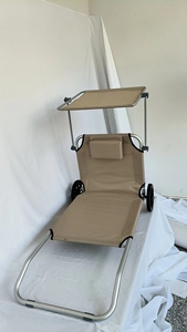 Jardín apilable personalizado plegable piscina parasol Silla de playa con dosel - Product Image 6