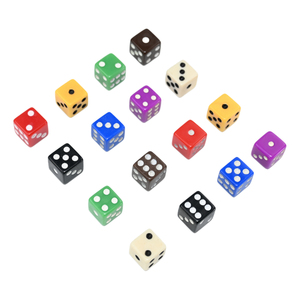 Custom <strong>Mini</strong> Different Solid Colored Plastic Polyhedral Acrylic <strong>Dice</strong> For Gambling Game - Product Image 1