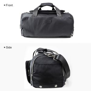 Free Sample Custom Logo Waterproof Adjustable Strap Weekend <b>Overnight</b> Gym Travel Duffel <b>Bag</b> With Shoe Compartments - Product Image 3