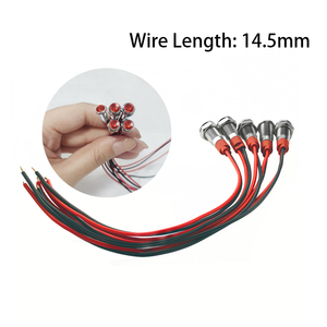 6mm Industriequalität IP65 Wasserdichte Metall-Kontrollleuchte LED-Signallampe für Marineboote - Product Image 3