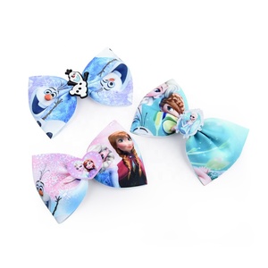 Okay Custom 4,7 pulgadas Lazos de cinta Diademas Personaje de princesa Lazos para el cabello Pinzas para el cabello - Product Image 6