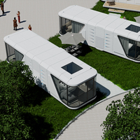 Fullking Villa Capsula Spaziale di Design Cinese di Alta Gamma, Struttura in Alluminio Eco-Sostenibile, Tiny House, Hotel Capsula