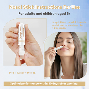 Tief kuschel ige tragbare Clears Stuffy Nose Breathe Easy Refresh ing Menthol Aromatische Nasen <span class=keywords><strong>inhalator</strong></span> Sticks Nasal Stick - Product Image 4
