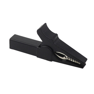 Pinces crocodiles haute tension 30A 55mm en cuivre nickelé, fiches <span class=keywords><strong>banane</strong></span> 4mm isolées en plastique, sondes de test multimètre 6 couleurs - Product Image 2