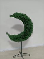 Arbre de décoration artificiel en forme de croissant de lune de 4 pieds, 5 pieds, 6 pieds, décoration d'arbre de lune pour l'Aïd, arbre de lune du Ramadan