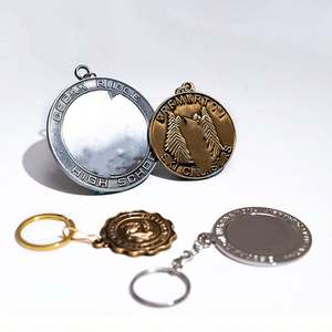 Porte-clés personnalisé en métal émaillé souple avec logo personnalisé 3D 2D en alliage de zinc Style cartoon Porte-clés à sublimation - Product Image 6