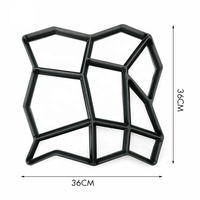 Personalized New Mould Cement Stone Field Granite Concrete Plastic Flooring Mould Garden Paving Moulds