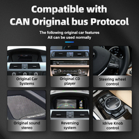 8.8 pouces Linux Carplay écran d'affichage BT GPS lecteur tactile pour BMW E60 E92 2005-2008