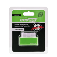 Prise verte de boîte de réglage de puce d'EcoOBD2 ECU et conducteur Eco OBD2 pour des économies de carburant des voitures 15% plus de puissance