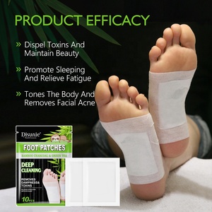 แผ่นแปะเท้าถ่านไม้ไผ่ชาเขียวเพื่อสุขภาพ ช่วยให้นอนหลับสบาย ขายดี - Product Image 2