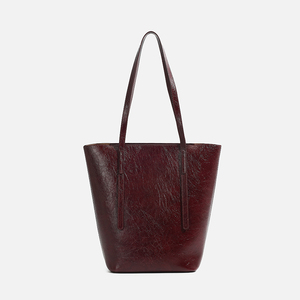 <b>Large</b> Leather Woman'S Designer Handbags Women'S Leather Shoulder Tote Bucket <b>Bags</b> Big Size for Ladies 2024 With Custom Logo - Product Image 5