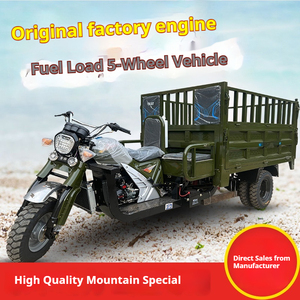 Ba chỗ ngồi chạy bằng nhiên liệu năm bánh ba bánh xe chở hàng ba bánh xe làm mát bằng nước với tải nặng ba bánh - Product Image 3