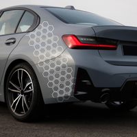 Autocollants universels auto-adhésifs en nid d'abeille pour voiture, décoratifs pour carrosserie latérale, accessoires automobiles