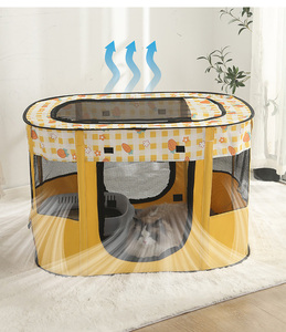 Cuccia per Gatti di Grandi Dimensioni con Letto Pieghevole, Tenda per Gatti con Recinzione Alta, Nido Traspirante per Gattini, Stanza di Isolamento per Animali Domestici - Product Image 6