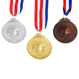 2025 Médaille spéciale de basket-ball Dunking Ruban personnalisé et logo Prix d'usine gratuit Prix de basket-ball Prix de médaille de sport - Product Image 1