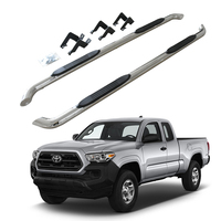 Marchepieds latéraux en acier inoxydable pour Toyota Tacoma - Style Luxe 100% Étanche et Facile à Installer