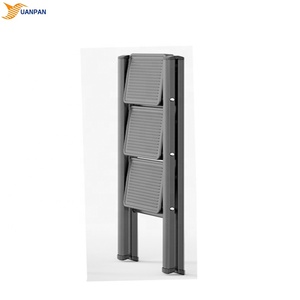 Articles chauds Fer Acier 2,3,4 étapes Noir <span class=keywords><strong>Powerfix</strong></span> Échelle Pliante Multifonctionnelle Escabeau - Product Image 3