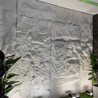 Panneaux muraux 3D pour la décoration intérieure de la maison 2025, panneaux muraux en polyuréthane PU, pierre artificielle pour hôtel