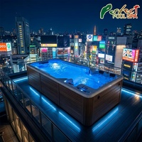 Piscine gonflable Whirlpool Swim Spa Ipoolgo, piscine de luxe pour hôtel, jardin, villa, bain à remous, directement de l'usine