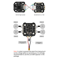 Contrôleur de vitesse électronique SpeedyBee F405 Mini 20x20 FC Stack pour la volée