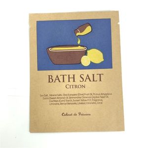 <span class=keywords><strong>Petit</strong></span> lot <span class=keywords><strong>de</strong></span> pochettes personnalisées à trois côtés, papier Kraft thermoscellé, <span class=keywords><strong>Sachet</strong></span> cosmétique, emballage <span class=keywords><strong>de</strong></span> <span class=keywords><strong>sel</strong></span> <span class=keywords><strong>de</strong></span> bain, sac plat pour le maquillage - Product Image 5