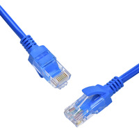 Cable de Conexión Ethernet CAT6 RJ45 OFC Azul de Alta Velocidad, Cable LAN de PVC para PC, TV y Router