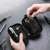 Pochette d'organisation EDC pour l'extérieur, sac utilitaire tactique, portefeuille multifonctionnel, porte-cartes, porte-monnaie pour les voyages, la randonnée et le camping