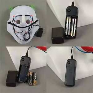 Máscara <span class=keywords><strong>de</strong></span> Payaso <span class=keywords><strong>de</strong></span> PVC con Luces LED para Halloween, Máscara <span class=keywords><strong>Completa</strong></span> Ecológica y Moderna para Disfraces <span class=keywords><strong>de</strong></span> Películas, Fiestas, Navidad y Cosplay - Product Image 5