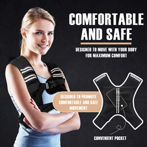 Adjustable Weighted Durable Tactical Weighted Vest High Quality Hot Selling <b>Weight</b> <b>Training</b> Vest Adjustable Lifting Vest - Product Image 2