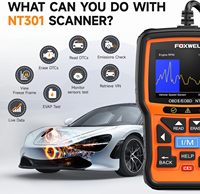 Escáner OBD2 FOXWELL NT301, Datos en Tiempo Real, Herramienta Profesional de Diagnóstico OBDII para Mecánicos, Lector de Códigos para la Luz de Verificación del Motor