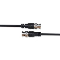 Cable de Conexión BNC Macho a Macho Q9, Cable Coaxial Blindado 75-3 75-5, Cable de Extensión de Video CCTV para DVR