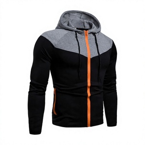 Sweat-shirts à capuche tendance, personnalisables, nouvelle arrivée, double fermeture éclair, haute qualité, 100% polyester coton molletonné, pour hommes et femmes - Product Image 3
