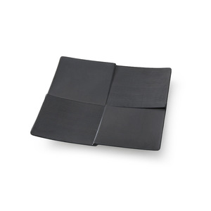 Imitation porcelain <b>melamine</b> tableware, frosted hot pot restaurant side dish <b>plate</b>, barbecue <b>plate</b>, Japanese sushi <b>plate</b>, black - Product Image 1