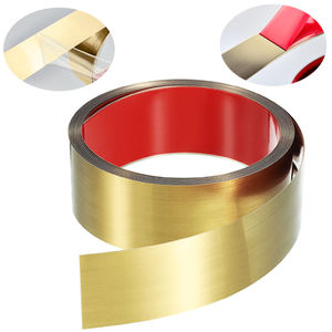 5 mètres/rouleaux SS201 adhésif Flexible moulage brossé garniture murale pour miroir cadre armoire bords et bordures et carreaux - Product Image 1